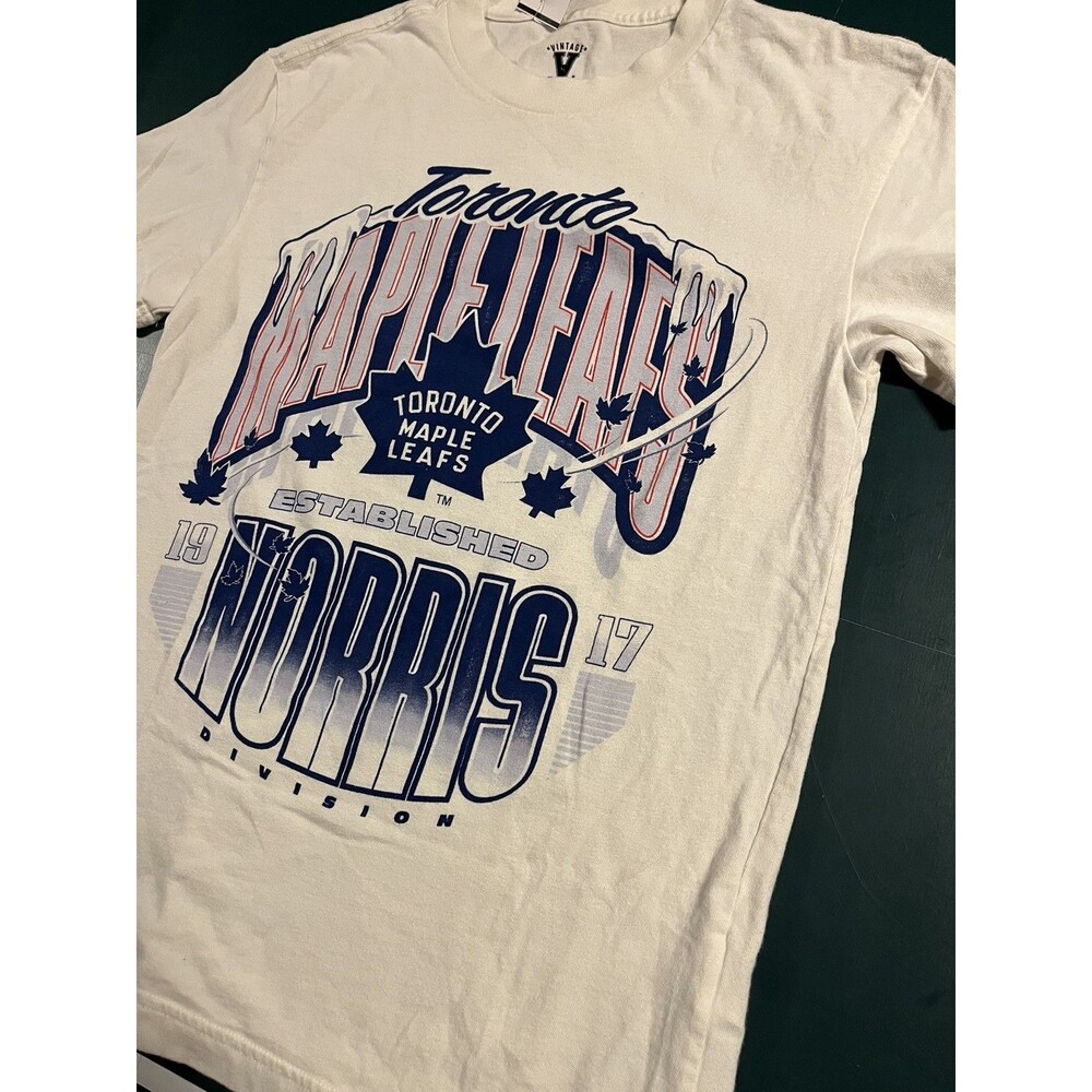Toronto Maple Leafs Vintage Hockey Brand NHL Short Sleeve T-Shirt XS Canada
